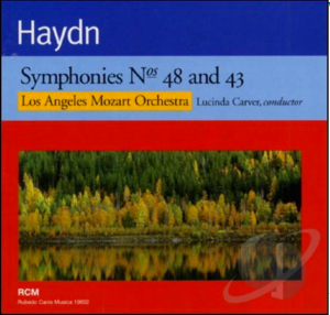 Haydn:  Symphonies 48 and 43 (Los Angeles Mozart Orchestra; Lucinda Carver, conductor)