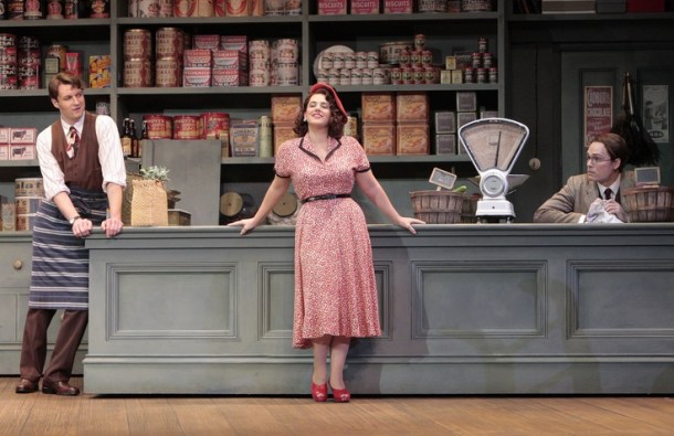 Sid (Liam Bonner) and Albert (Alek Shrader) taking in an eyeful of Nancy (Daniela Mack)