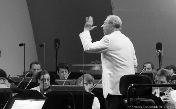 Rafael Frühbeck de Burgos - LA Phil - Hollywood Bowl - 23 July 2013 (photo by Brandise Danesewich) 12a