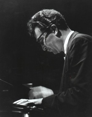 Dave Brubeck at the piano (1957) (courtesy of davebrubeck.com)