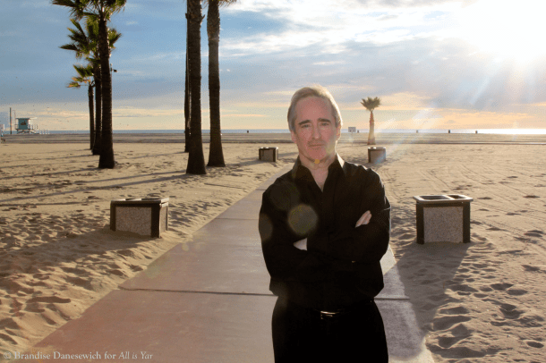 James Conlon standing on Santa Monica beach