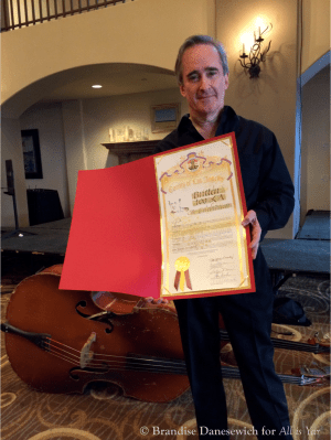 James Conlon with LA County proclamation