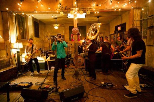 Preservation Hall Jazz Band and Foo Fighters 2014 (photo by Andrew Stuart)