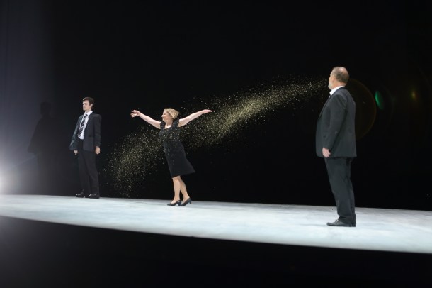 Judith flinging gold