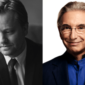 MTT and Gareth Davies (LSO Princ. Flute) discuss previous night’s ménage a trois in LA hotel elevator (true&nbsp;story)