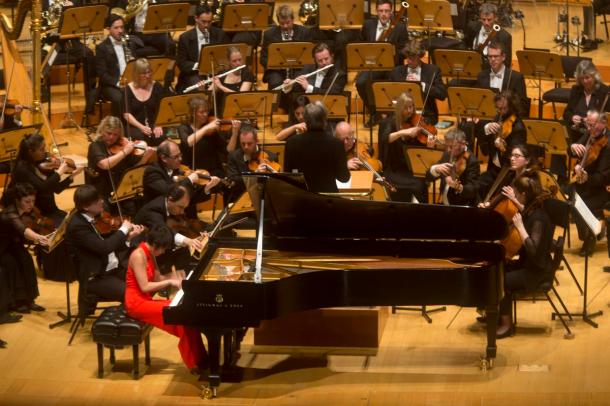 LSO with MTT and Yuja Wang (photo by Drew A. Kelley)